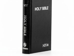 Studio photo of NIV Holy Bible Compact Black in hero