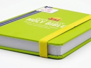 Studio photo of Quick & Easy Holy Bible- Retold in Accessible English Green from the Holy Bible in detail