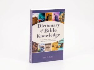 Studio photo of Dictionary of Bible Knowledge in hero
