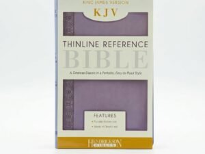 Studio photo of KJV Thinline Reference Bible (Flexisoft, Lavender, Red Letter) in hero