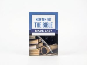 Studio photo of How We Got the Bible Made Easy in hero